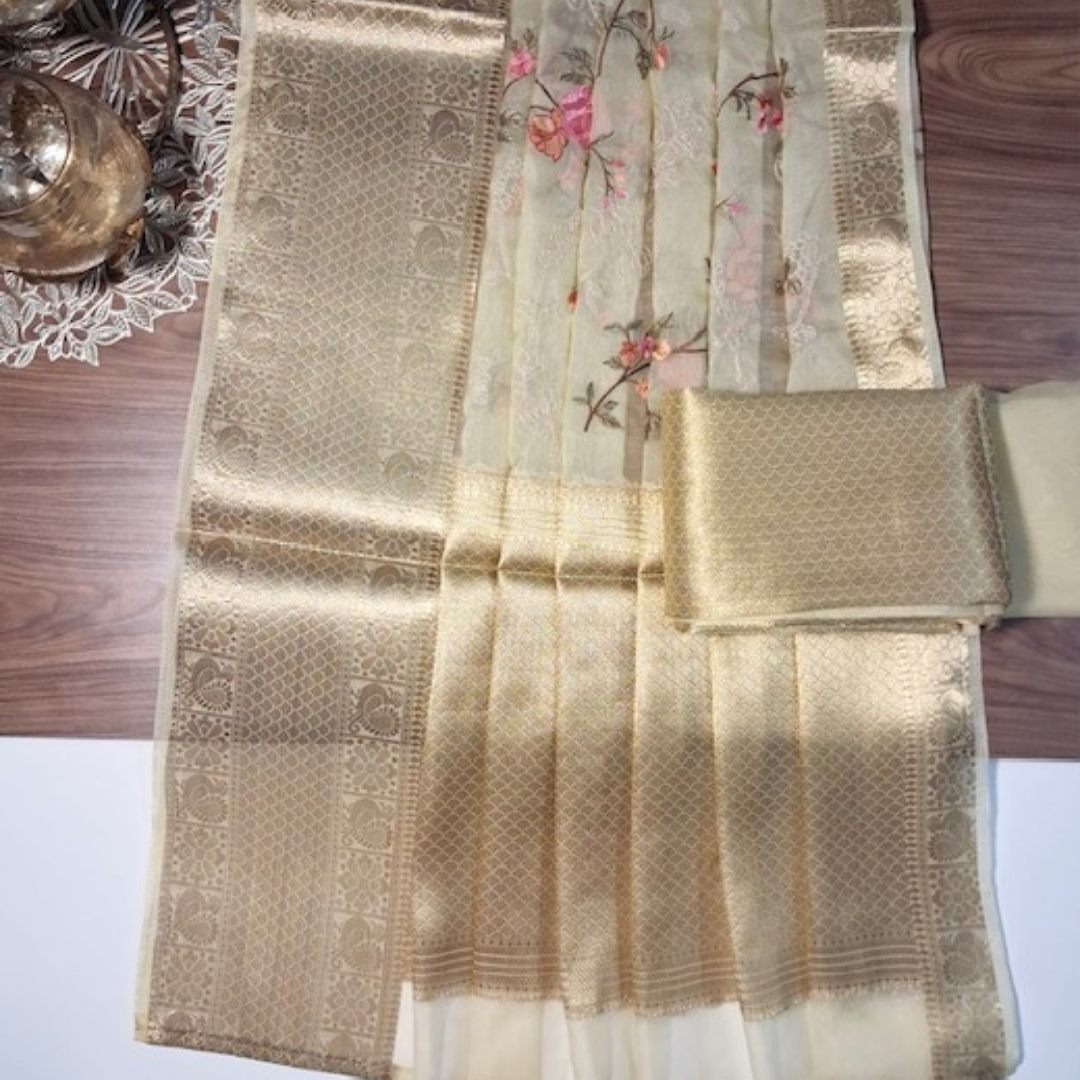Organza with Resham Work