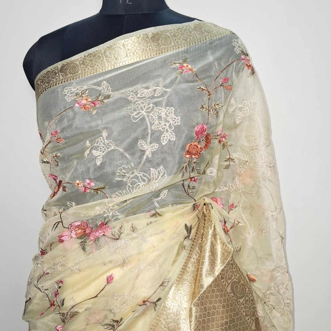 Organza with Resham Work