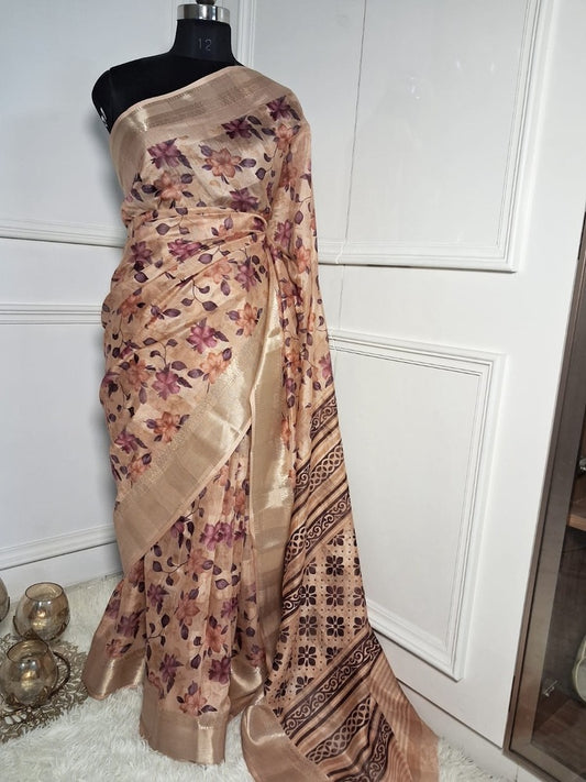 Semi Munga Silk in Digital Print
