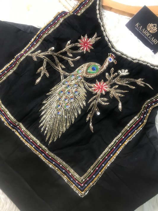 Black Halter Neck Blouse