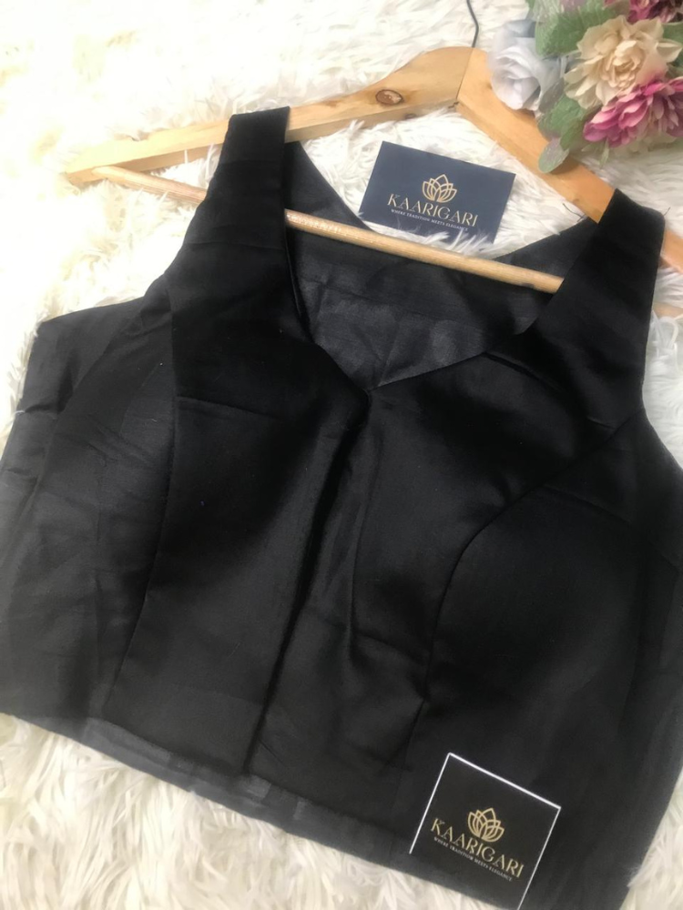 Black Halter Neck Blouse