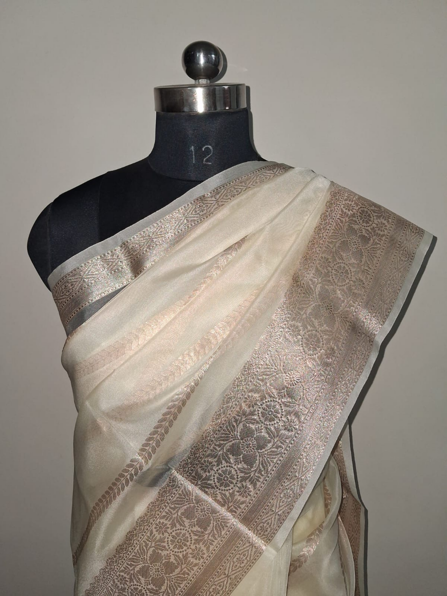 Kora Zari Organza saree