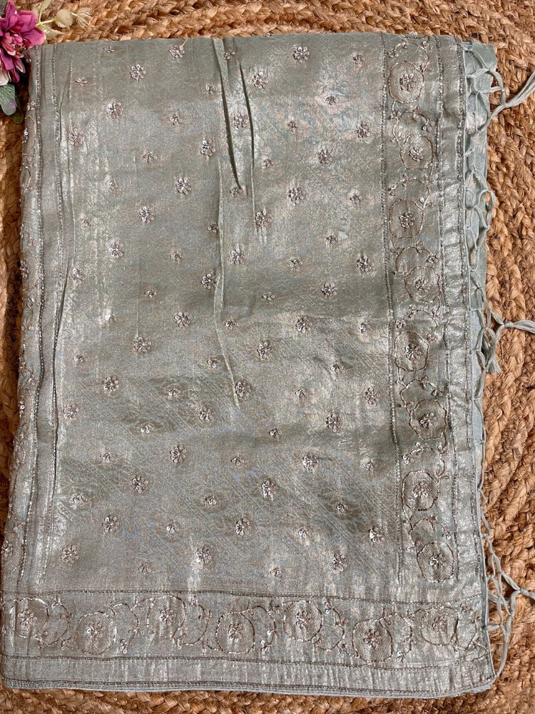 Tissue Woven Meenakari